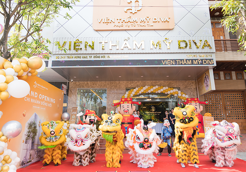 Viện thẩm mỹ DIVA Đồng Hới rực rỡ sắc màu trong ngày khai trương