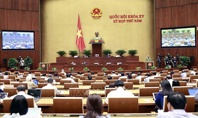 Quang cảnh phiên họp chiều 2/6. Ảnh: Doãn Tấn/TTXVN