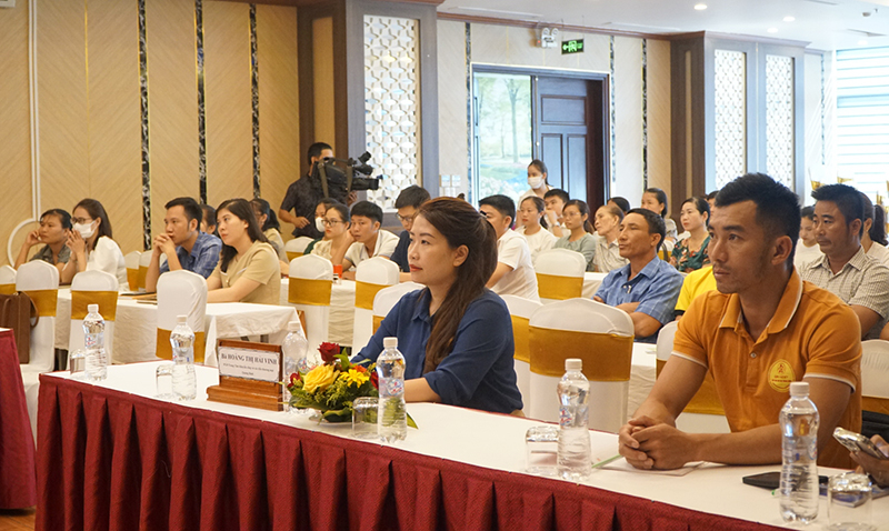 Khóa tập huấn thu hút hơn 50 học viên đại diện cho 35 doanh nghiệp nhỏ và vừa, hợp tác xã, tổ chức xúc tiến thương mại trong tỉnh.