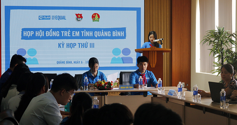 Trẻ em nêu ý kiến về các vấn đề liên quan.