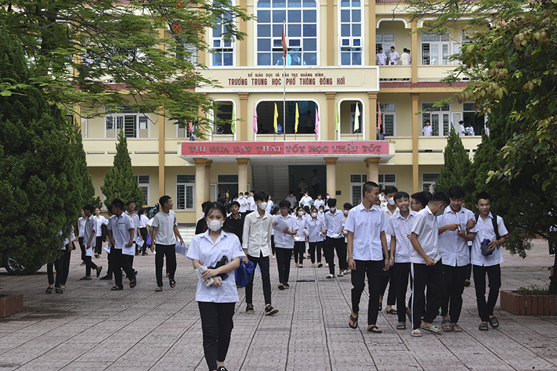 Đa số thí sinh đều có tâm lý thoải mái, tự tin sau kỳ thi