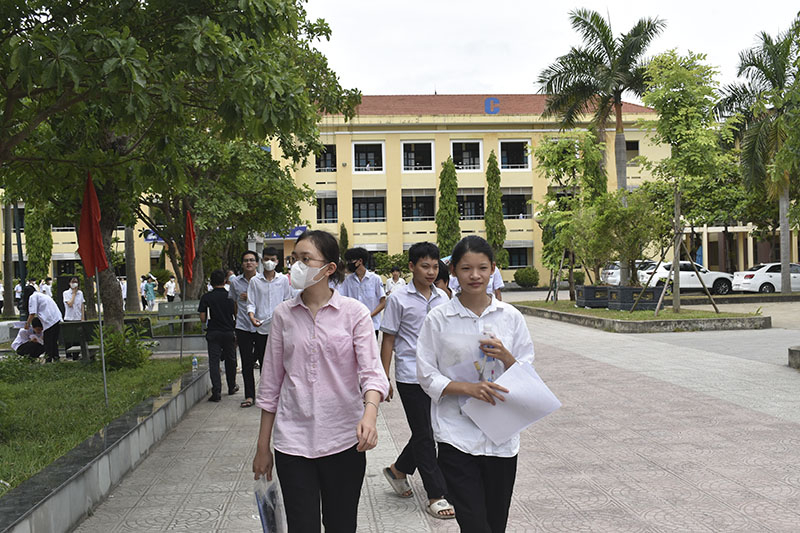 Đa số thí sinh đều làm hài lòng với bài thi của mình