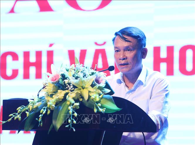 Phó Chủ tịch Thường trực Hội nhà báo Việt Nam Nguyễn Đức Lợi. Ảnh: Danh Lam/TTXVN