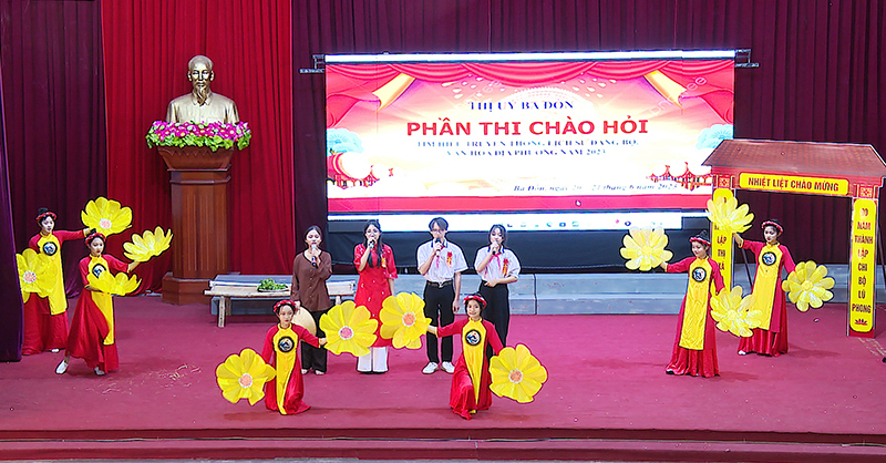 Các phần thi của các đội được chuẩn bị chu đáo, tạo ấn tượng, hấp dẫn người xem.