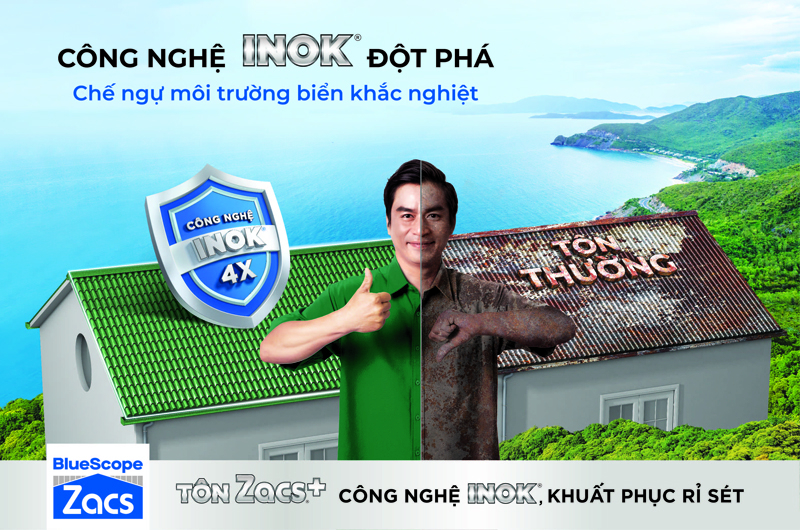 dCông nghệ INOK®, khuất phục rỉ sét