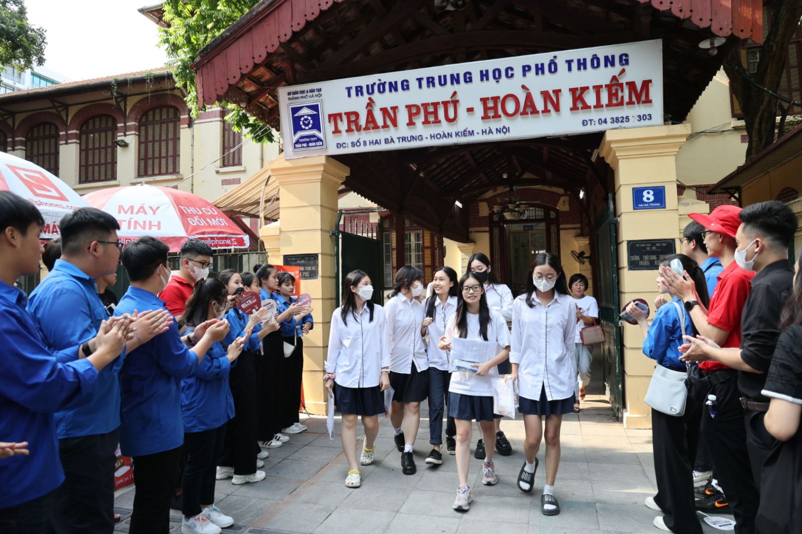 Thí sinh tham dự kỳ thi tốt nghiệp THPT 2023. Ảnh: Lê Phú