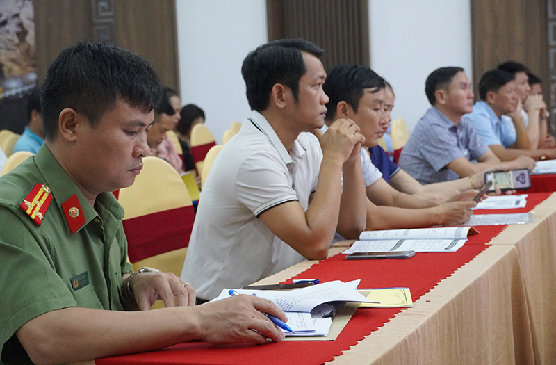 Các học viên tham gia lớp tập huấn.