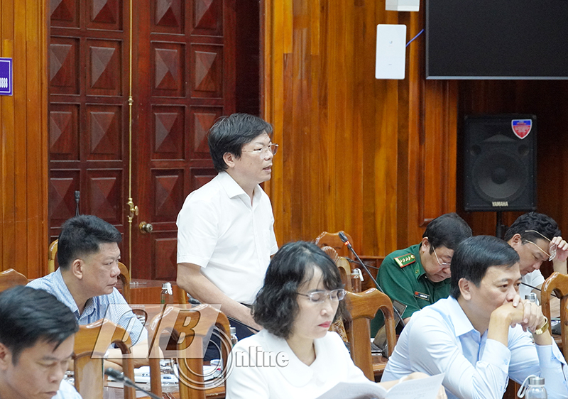 Lãnh đạo Sở Y tế thảo luận về những vướng mắc dẫn đến tỷ lệ giải ngân thấp đối với các dự án do đơn vị làm chủ đầu tư.