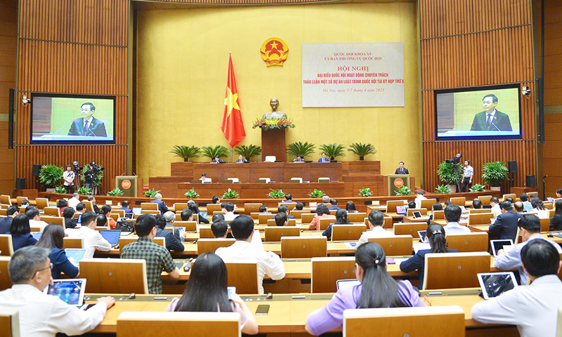 Hội nghị đại biểu Quốc hội hoạt động chuyên trách sẽ góp ý về 9 dự án luật.