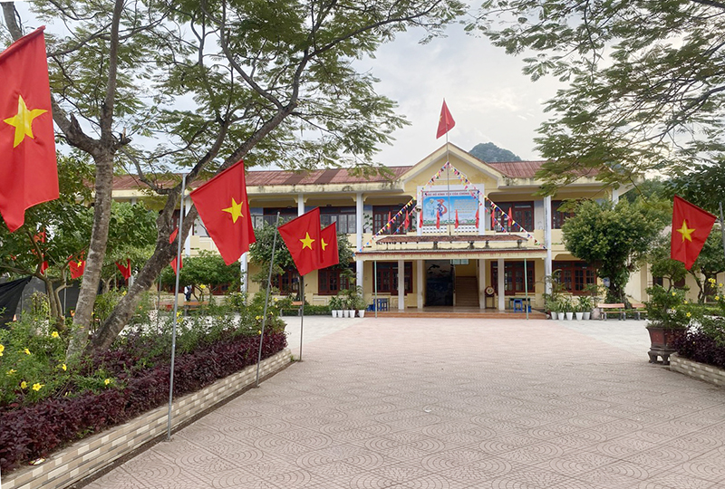 Xã Châu Hóa (Tuyên Hóa) đang tập trung nguồn lực cho tiêu chí giáo dục.
