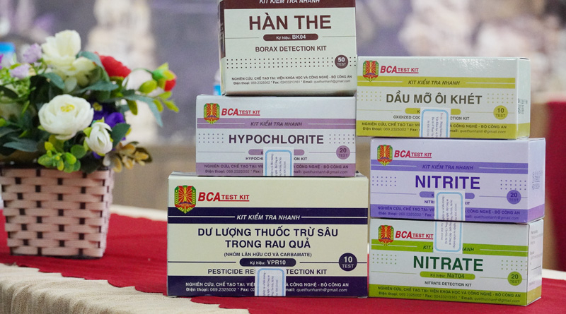 Bộ xét nghiệm nhanh vệ sinh an toàn thực phẩm đủ điều kiện để xét nghiệm một chỉ tiêu ATVSTP nhất định.  