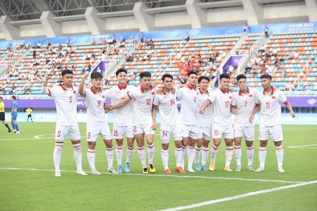 Olympic Việt Nam thắng trận ra quân ASIAD 19. (Ảnh: Hoàng Linh/TTVH)