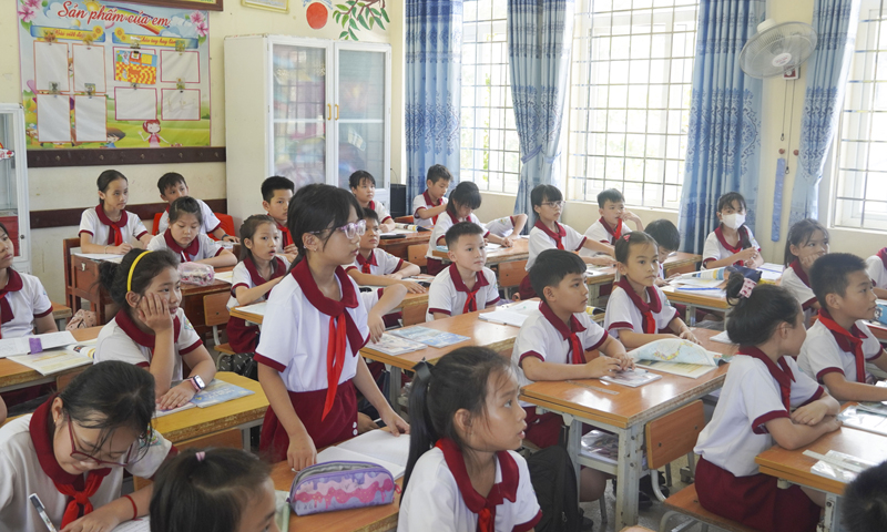 Việc đổi mới phương pháp dạy học giúp học sinh hào hứng hơn trong mỗi tiết học.