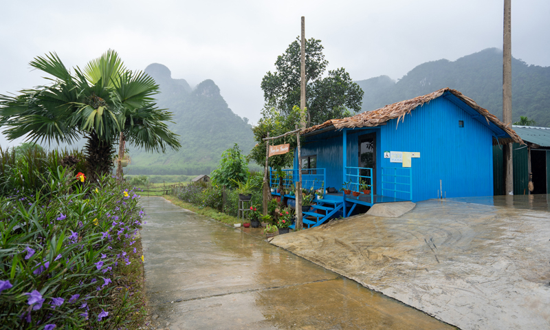 Homestay thích ứng thời tiết là điểm nhấn độc đáo của Tân Hóa. Ảnh: Oxalis Adventure