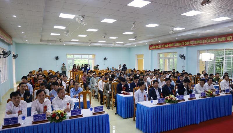 Quang cảnh tại buổi lễ.