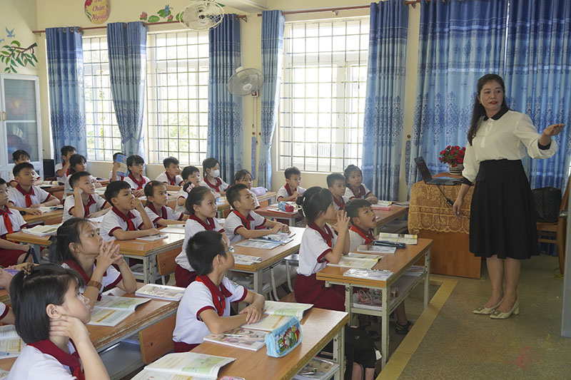 Đổi mới phương pháp dạy học giúp học sinh hào hứng hơn trong học tập.