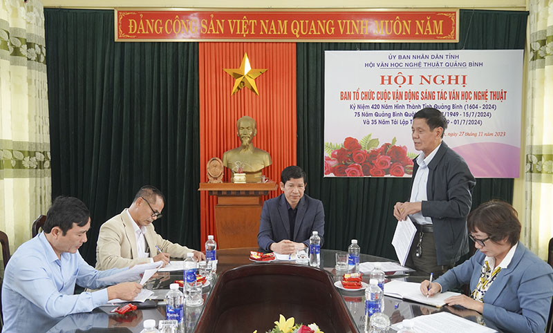 Đại diện Ban Tuyên giáo Tỉnh ủy đóng góp nhiều ý kiến quan trọng tại buổi làm việc 