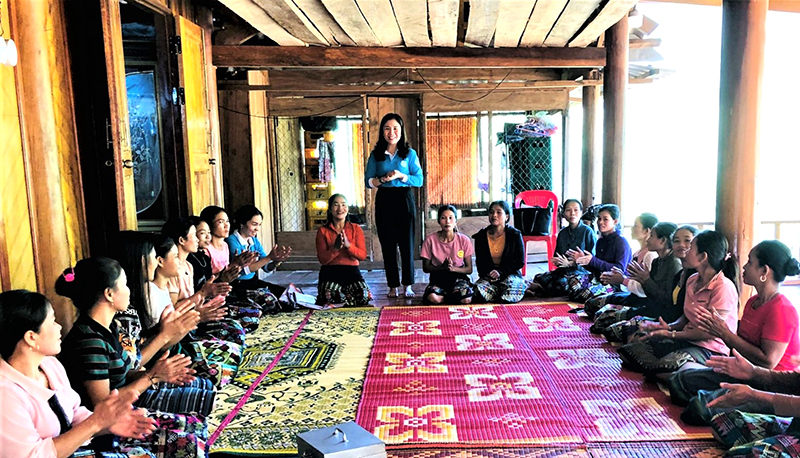 Thông qua sinh hoạt định kỳ, các chi hội PN đã tích lũy được nguồn tiết kiệm và vốn vay thôn bản.