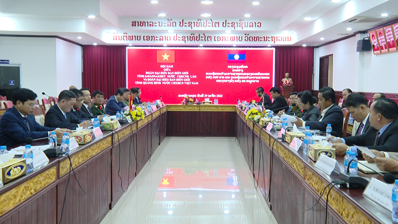Quang cảnh hội đàm.