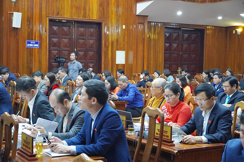 Các đại biểu dự kỳ họp.
