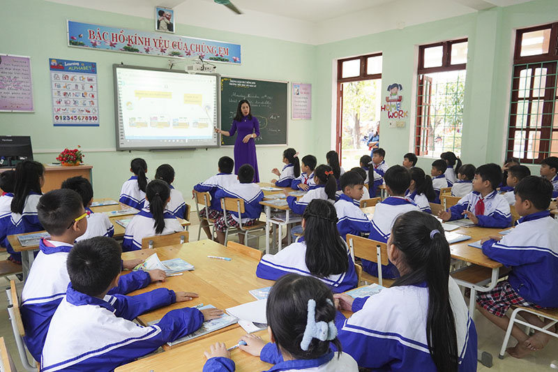Xây dựng thành công mô hình trường chuẩn quốc gia, HS Trường TH số 1 Bắc Lý được bảo đảm các điều kiện tốt nhất để học tập, rèn luyện.