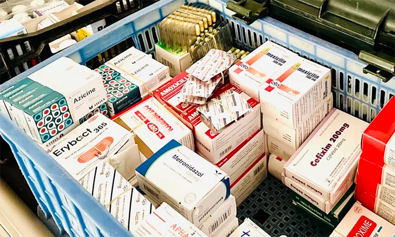 Các loại thuốc phục vụ công tác khám chữa bệnh. (Ảnh: PV/Vietnam+)