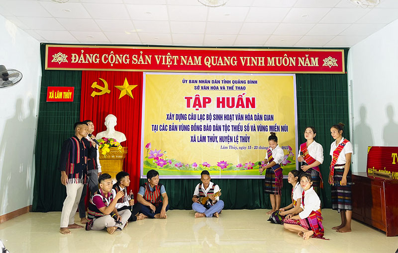 Ngành VH-TT chú trọng tổ chức nhiều hoạt động bảo tồn, phát huy các giá trị văn hóa tốt đẹp của đồng bào dân tộc thiểu số.