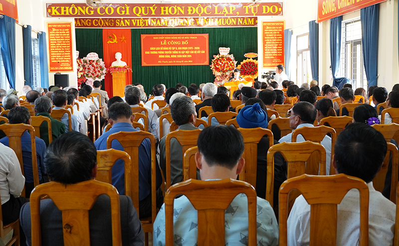 Quang cảnh buổi lễ.
