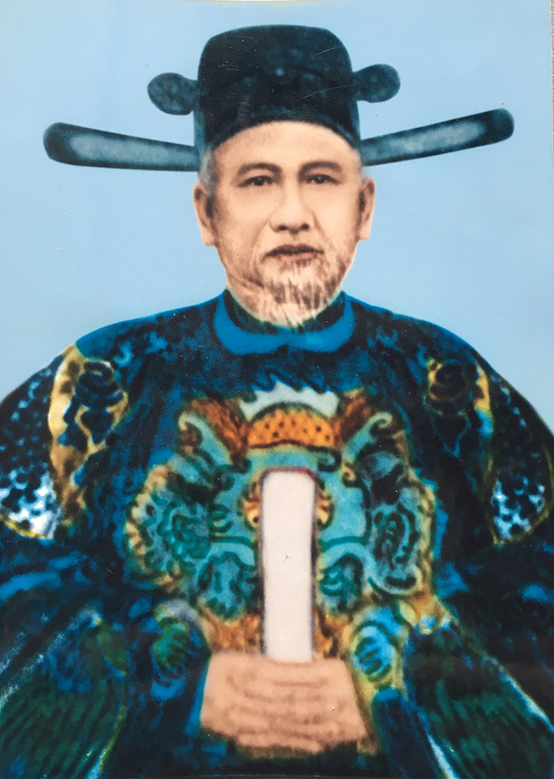 Chân dung quan Tham tri Đinh Xuân Trạc.