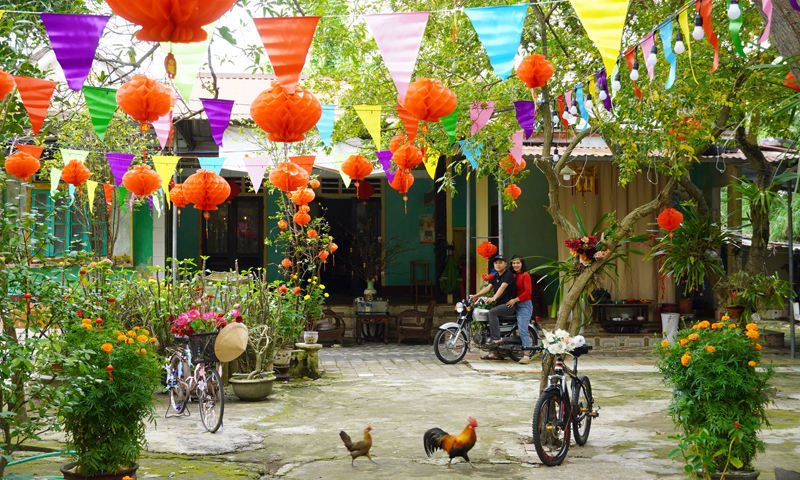 Nét làng trong phố