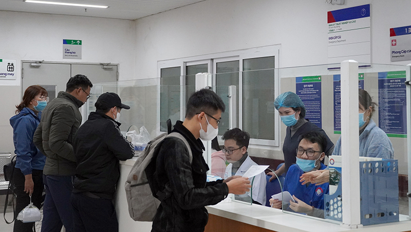 Cảnh thường ngày tại khoa Cấp cứu