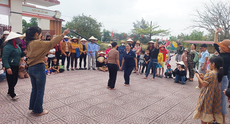 Các trò chơi dân gian được tổ chức tại nhiều địa phương trên địa bàn TX. Ba Đồn.