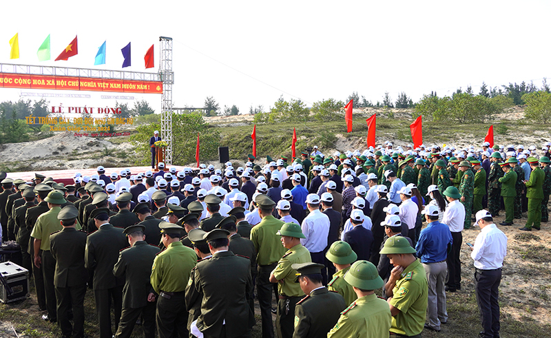 Quang cảnh buổi lễ.