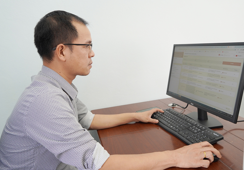 Sở Nông nghiệp và PTNT chú trọng thực hiện dịch vụ công trực tuyến trong giải quyết các thủ tục hành chính.