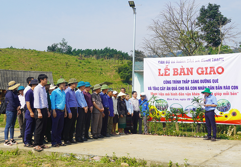 Công tác dân vận được cấp ủy các cấp trên địa bàn huyện Bố Trạch chỉ đạo hướng về địa bàn, đời sống của nhân dân.
