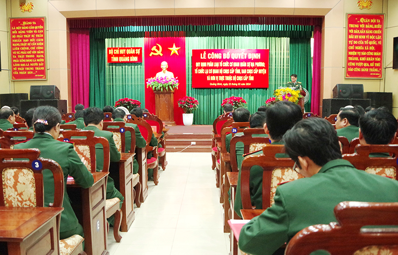 Quang cảnh buổi lễ.