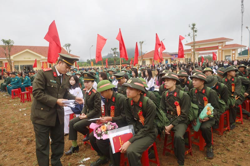 Quang cảnh tại buổi lễ.
