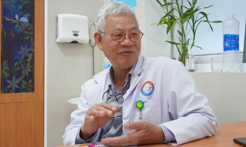 PGS.TS. Nguyễn Đại Bình, người đã tạo nên nhiều kỳ tích trong cuộc chiến chống ung thư.