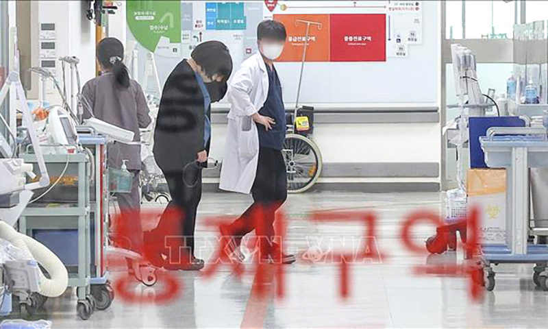  Bệnh viện ở Daegu, Hàn Quốc ngày 27/2/2024. Ảnh: YONHAP/TTXVN