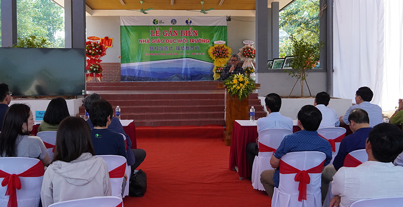 Quang cảnh buổi lễ.