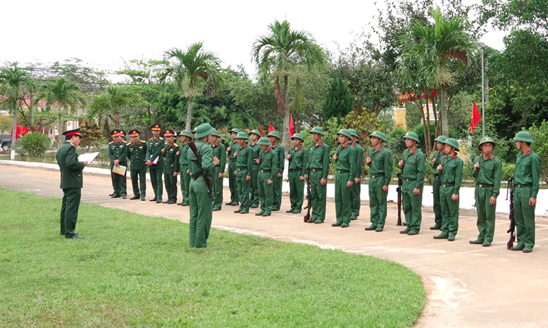 Kiểm tra nhận thức, phương pháp huấn luyện chiến sỹ mới năm 2024.