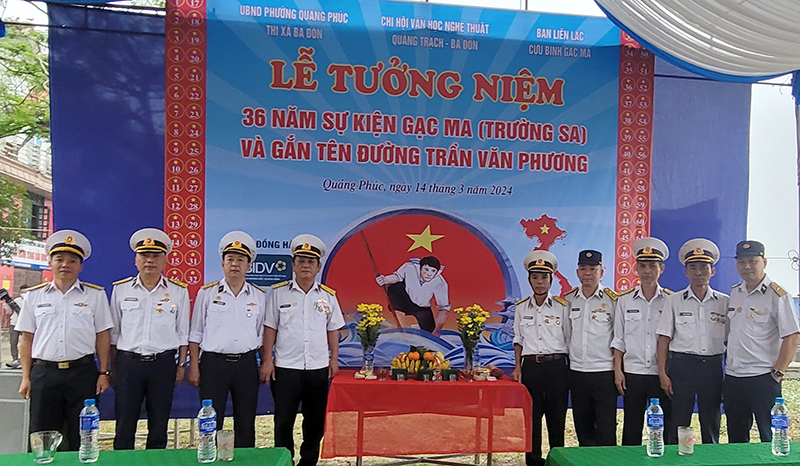 Các CCB Gạc Ma tại lễ tri ân