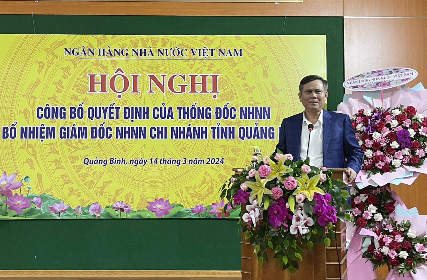 Đồng chí Chủ tịch UBND tỉnh Trần Thắng phát biểu tại hội nghị.