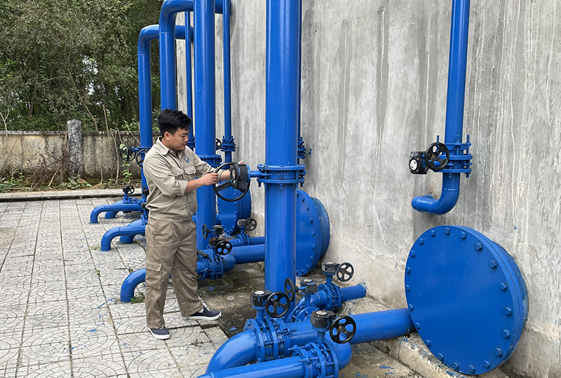 Công trình cấp nước sạch cụm xã Ngân Thuỷ-Sơn Thuỷ- thị trấn Nông trường Lệ Ninh (huyện Lệ Thuỷ).