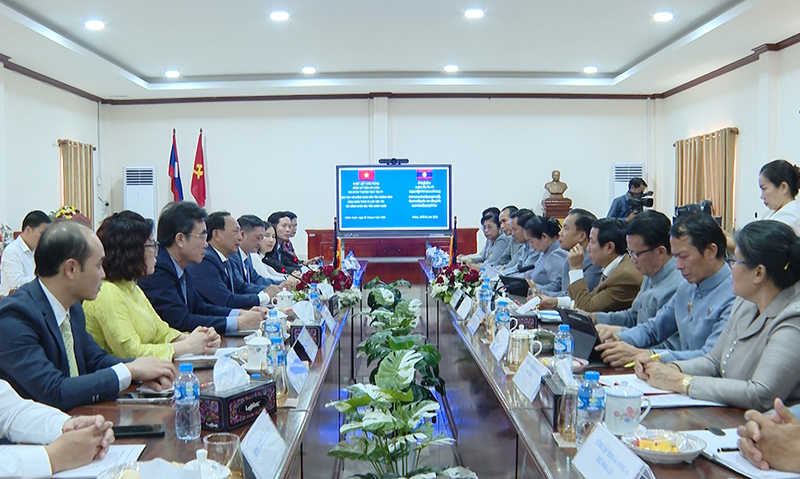 Quang cảnh buổi hội đàm.