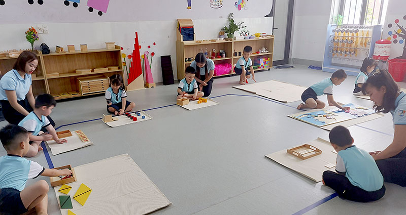 Áp dụng phương pháp dạy học tiên tiến ở Trường mầm non Sky (TP. Đồng Hới).