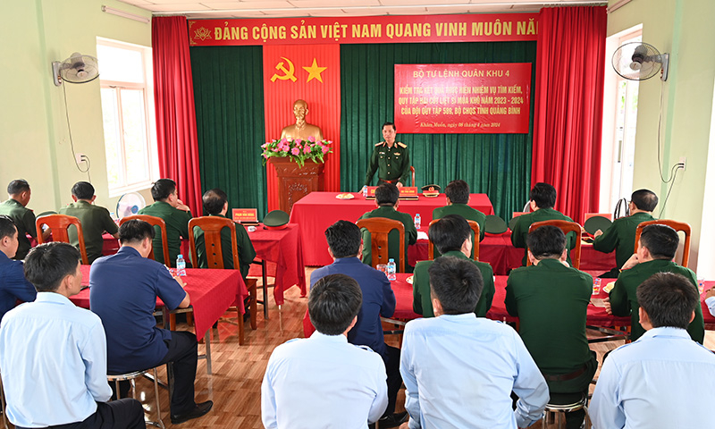 Quang cảnh buổi kiểm tra.