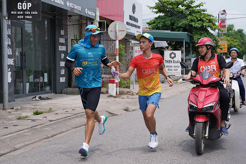 Hành trình dài gần 900 km từ quê hương Đại tướng Võ Nguyên Giáp ra Khu tưởng niệm Đại tướng Võ Nguyên Giáp (Điện Biên) dự kiến sẽ hoàn thành trong 70 giờ