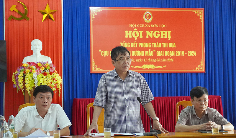 Đồng chí Phó Chủ tịch Thường trực UBND tỉnh, thành viên Ban Chỉ đạo sắp xếp ĐVHC tỉnh phát biểu tại buổi làm việc