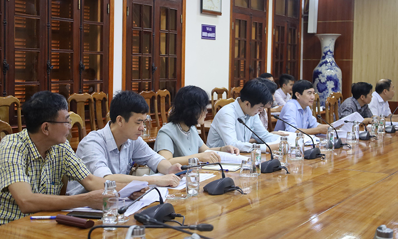 Các đại biểu dự cuộc họp.